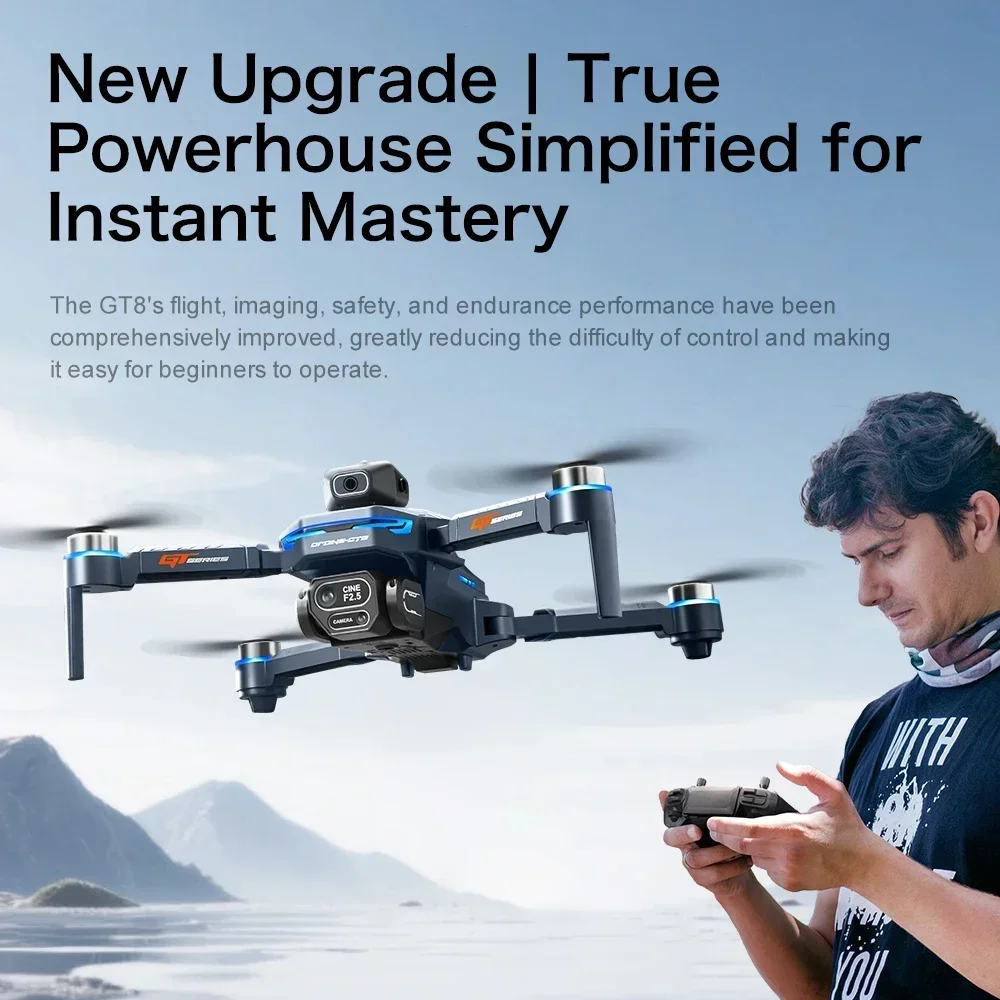 Drone 4K HD GT8 Camera Obstacl - Drone Multispectral ulasan dan harga