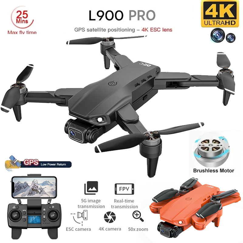 L900 Pro GPS Drone 4K Professi - Drone Lidar ulasan dan harga