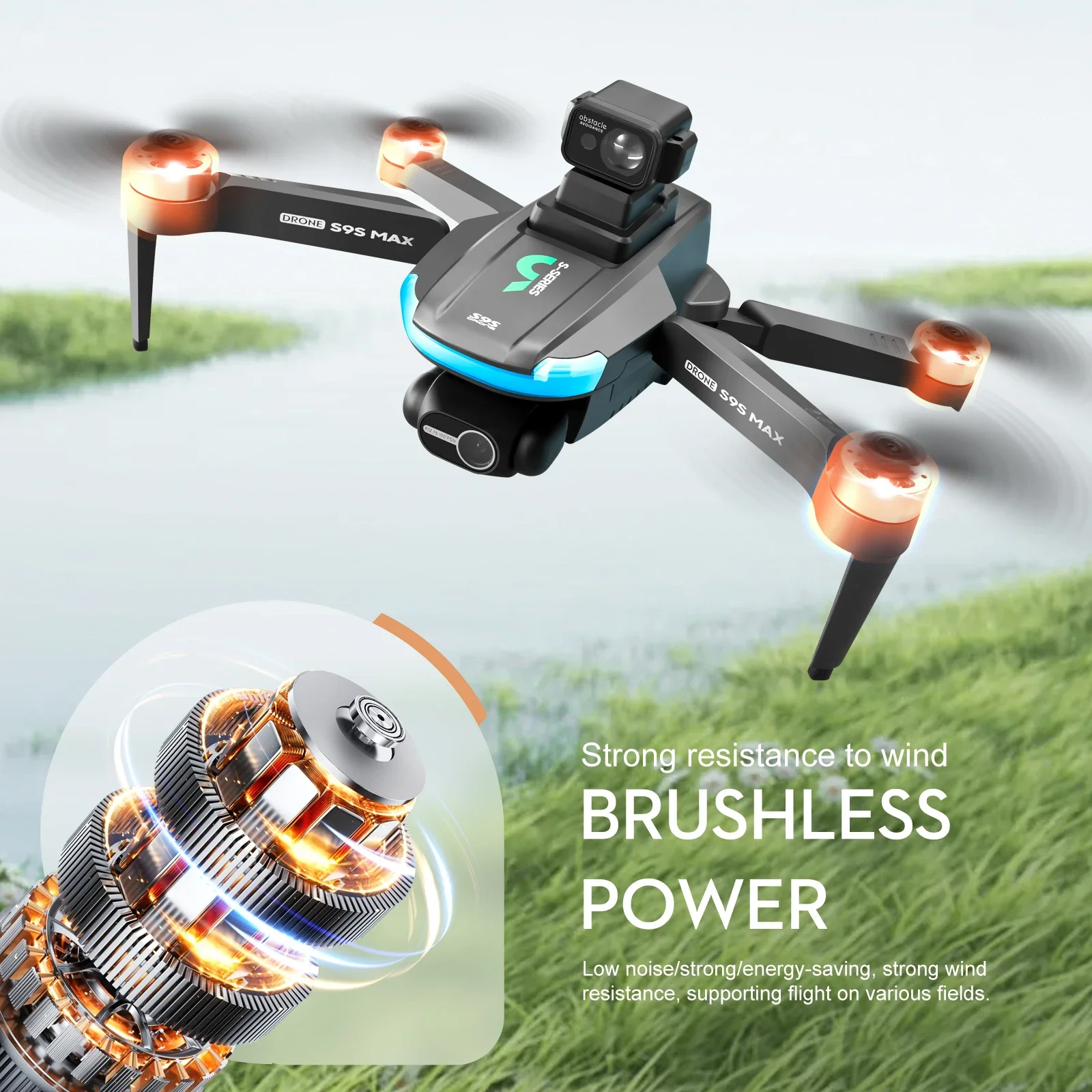 NEW S9S MAX MINI Drone 4K 2-Ax - Drone Lidar ulasan dan harga