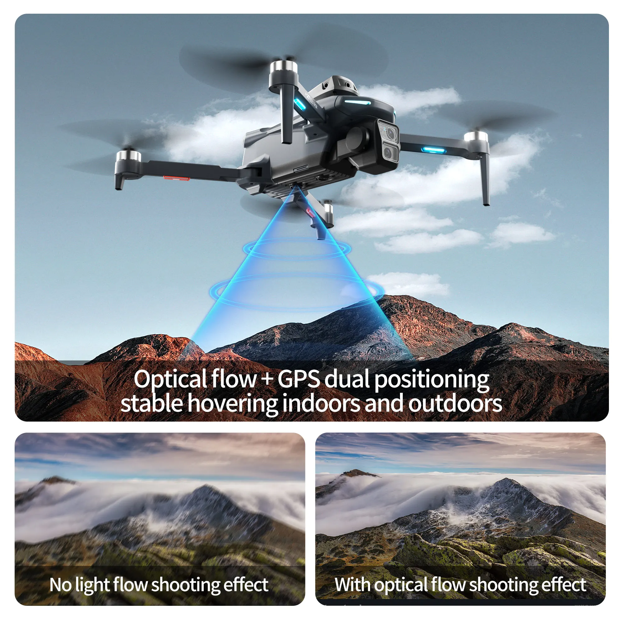 Original XT606 MAX GPS Drone 4 - Drone Multispectral ulasan dan harga
