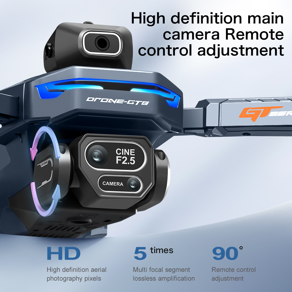 NEW GT8 HD RC Drone 4K Profess - Drone Surveying ulasan dan harga
