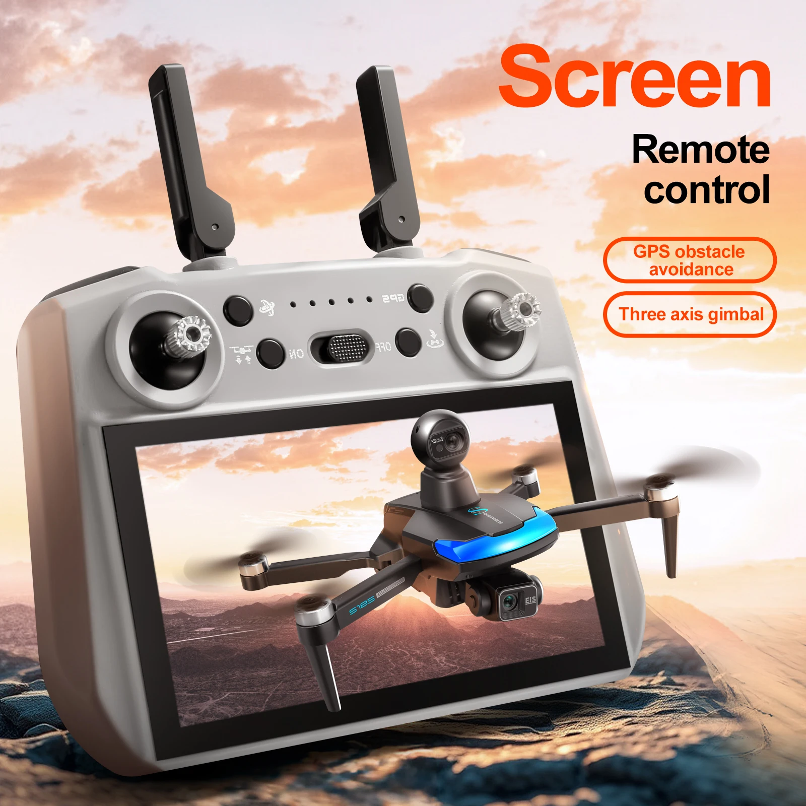 S185 Professional Drone 2.7K H - Drone Multispectral ulasan dan harga