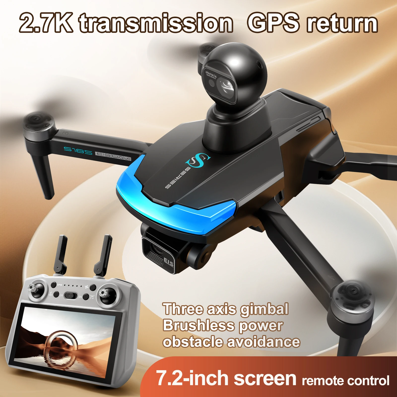 S185 Professional Drone 2.7K H - Drone Multispectral ulasan dan harga