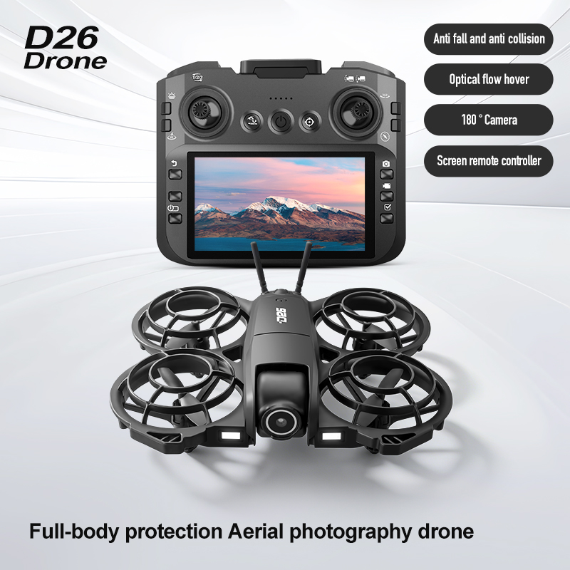 D26 Drone 4K Aerial HD 180° Ca - Drone Cinematic ulasan dan harga