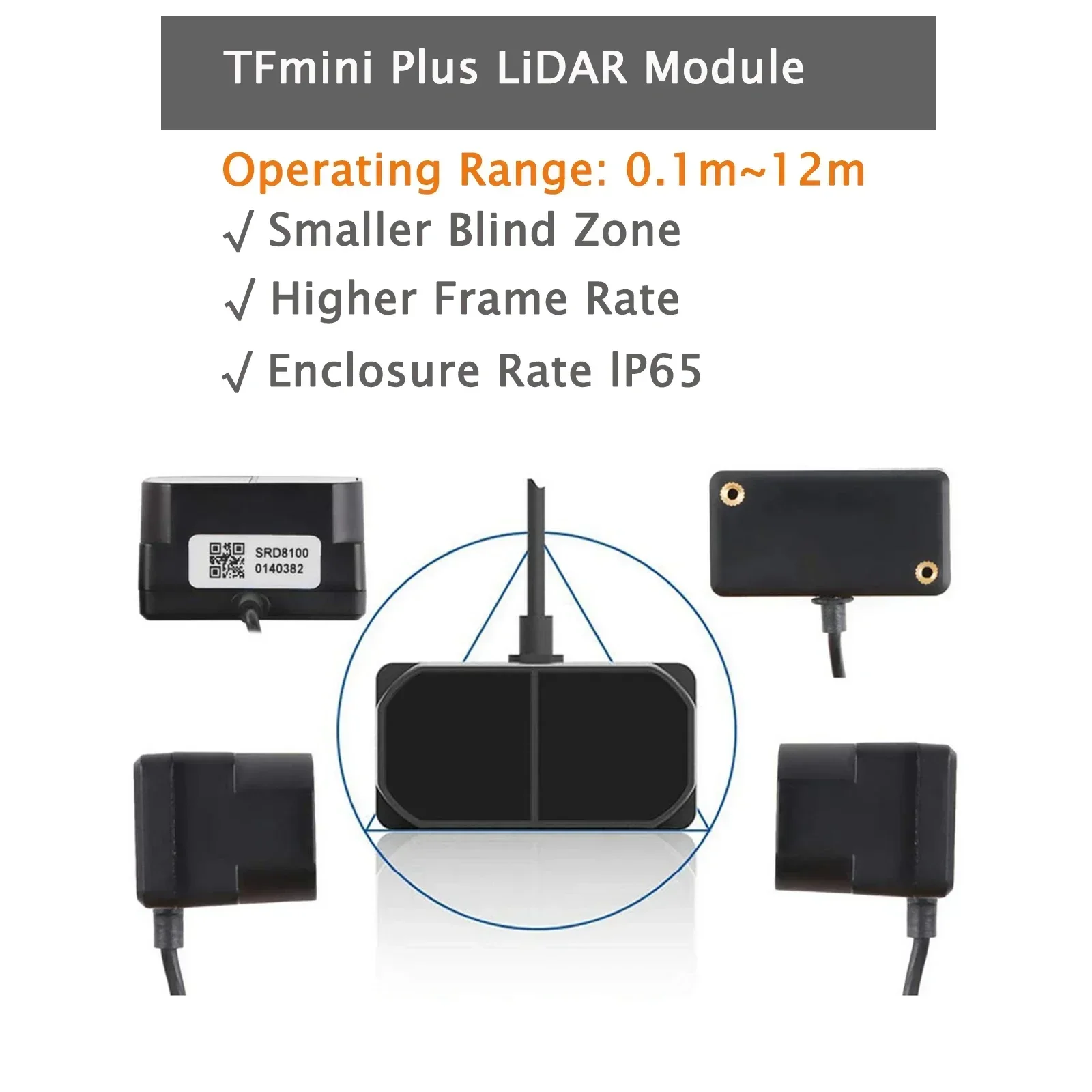 TFmini Plus LiDAR Sensor Modul - Drone Lidar ulasan dan harga