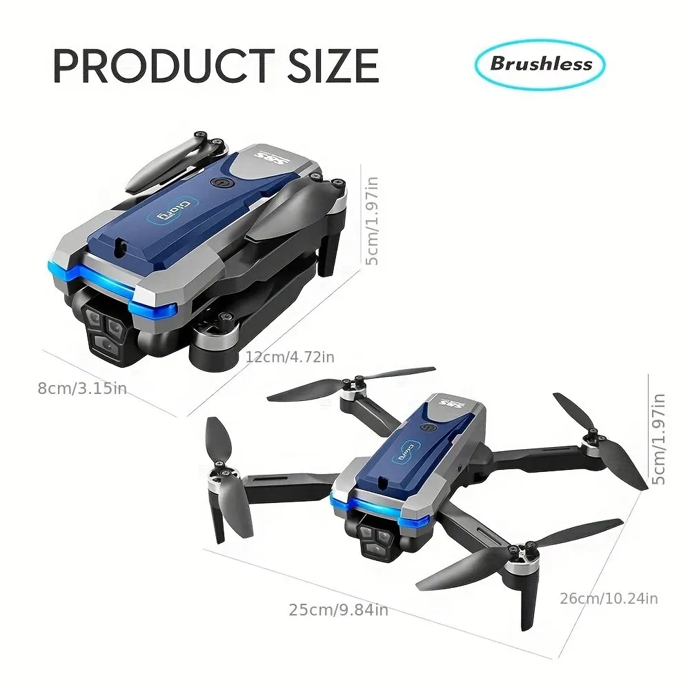 S8S GPS Drone 5G Wifi 8K HD Du - Drone Lidar ulasan dan harga